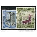 RHODESIA & NYASALAND 1959/1962 SG 22+23 - #2 fi...