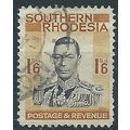Southern Rhodesia 1937 SG49 1/6d Black & Orange...
