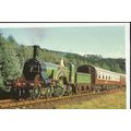 Railway GNR 4-2-2 No.1 Postcard by NRM