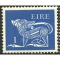 Ireland 1971 - SG340 - 1p blue - Stylized Dog (...