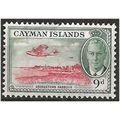 Cayman Islands 1950 SG143 9d Scarlet & Grey-Gre...