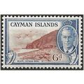 Cayman Islands 1950 SG142 6d Red-Brown & Blue M...