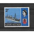 Gibraltar.SG202 2d HMS Carmania (merchant cruis...