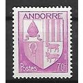 ANDORRE ( Andorra ) N° 98 NEUF ** ( MNH )