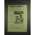 1914 Meccano Toy Set Ad - Happy Hours, Heaps of...