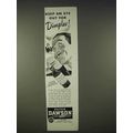 1940 Peter Dawson Scotch Ad - Eye Out for Dimples