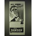 1940 Peter Dawson Scotch Ad - Men! Demand Dimples