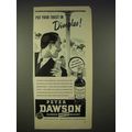 1940 Peter Dawson Scotch Ad - Trust in Dimples