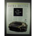1992 Buick Park Avenue Ultra Car Ad - Ultra Dri...
