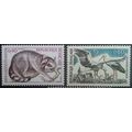 FRANCE: 1973 Nature Conservation set SG2002/3 MNH