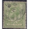 GB 1924 - 26 KGV 9d Olive Green SG 427 Wmk 111 ...