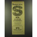 1964 UTA French Airlines Ad - Southern Africa