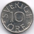 Sweden : 10 Öre 1980 U