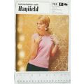 Vintage: Hayfield 783 lady's two lace stitch sw...