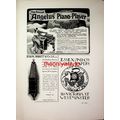 Angelus Piano Player, Advert, Book Illustration...