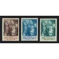 Vatican Pope's Episcopal Silver Jubilee 3v 1943...