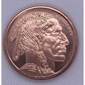 2 Oz Copper Collectible Buffalo Coin 2 AVDP Ounce