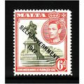 MALTA 1948 SG242 6d OLIVE GREEN & SCARLET U/M M...