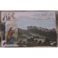 Postcard: Edinburgh Castle & National Gallery: ...