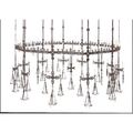 Chandelier - cast copper alloy - Byzantium - Ro...