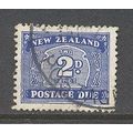 NewZealand.D43 2d Bright Blue.Fine Used.Nov15b
