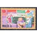 Malta 1981 - SG668 - 1c multi - Cotton Producti...
