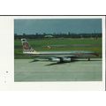 Aviation AEROAMERICA BOEING 707-123B Postcard b...