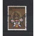 Singapore.SG107 20c Kathak Kali.Fine Used.Jun25
