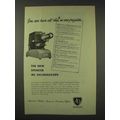 1949 American Optical Spencer MC Delineascope Ad