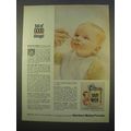 1963 Gerber's Baby Food Ad - Full of Good Things