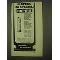 1974 Norma-Precision Hi-Speed .38 Special Bullet Ad