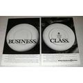 1986 British Caledonian Airways Ad - Business Class