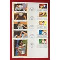 ZAYIX - 1995 US Colorano FDC # 2961-65 Recreati...