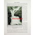 Glenge Fall, Larne, Northern Ireland, Book Illu...