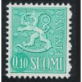 Finland Coat of Arms Lion Type 10p Light Green ...