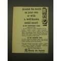 1961 The House of Travel Advertisement - Around the world on your own