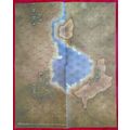 Unused BattleTech Paper Map CBT Lake Area From ...