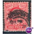 GB stamps 1902-10 KEV11 - 1d SG219 Stockton On ...