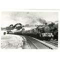 Railway Postcard GWR Castle 5073 Blenheim TEIGN...