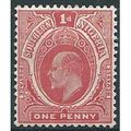 Southern Nigeria 1907 SG34 1d Carmine Mounted M...