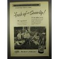 1949 7Up Soda Ad - Planting Family Fun! Fresh Up