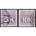ÖSTERREICH AUSTRIA [Porto] MiNr 0045-46 ( O/used )