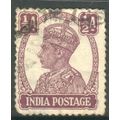 India 1940 - SG 266 - KGV1 ½a purple - used 5