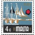 MALTA, Yacht Marina, blue 1973, 4c