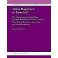 Immigration and Asylum Law and Policy in Europe: What Happened to Equality?