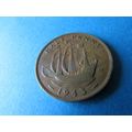 1943 GEORGE VI HALFPENNY - COIN -2 FREE POST. AAY