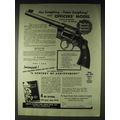 1937 Colt Officers' Model Revolver Ad - Has everything - takes everything!