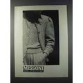 1981 Missoni Women's Fashion Ad