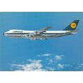 Lufthansa Boeing B747 Civil Aviation Postcard (...