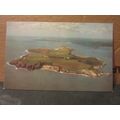 Aerial view of CALDEY ISLAND, PEMBROKESHIRE, WA...